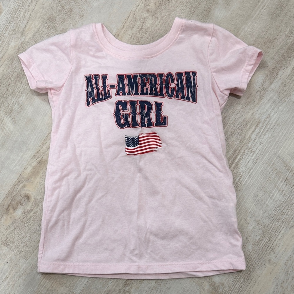 The Children's Place Pink All-American Girl Tee